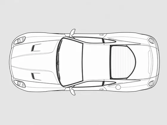 Ferrari 599 top view