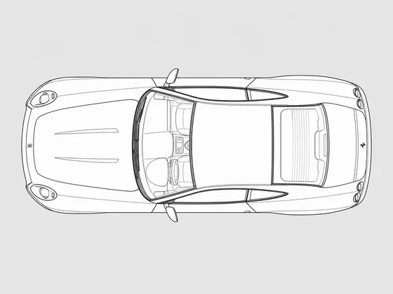 Ferrari 612 top view
