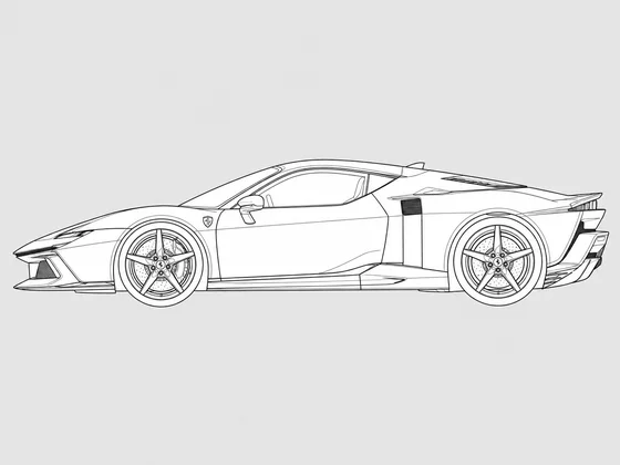 Ferrari 849 Testarossa side view