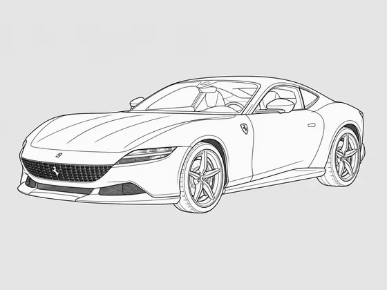 Ferrari Amalfi front 3/4 view