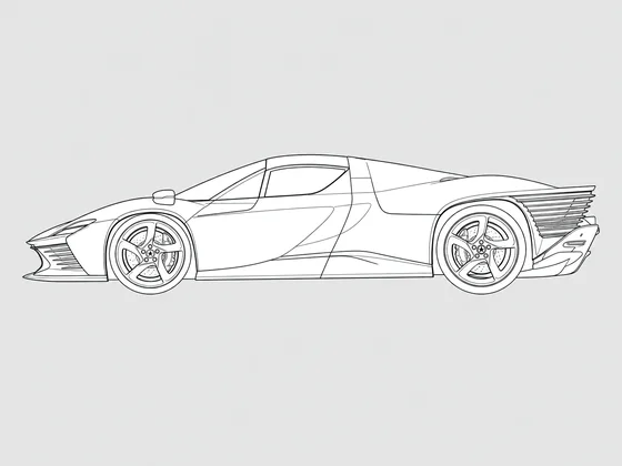 Ferrari Daytona SP3 side view