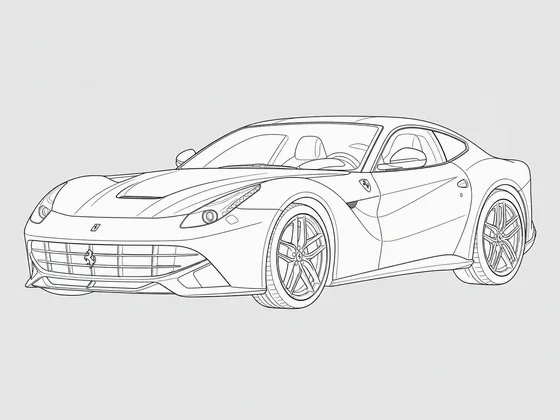 Ferrari F12 front 3/4 view