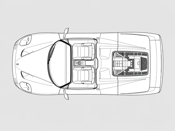 Ferrari F50 top view