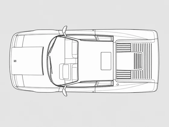 Ferrari F512 M top view