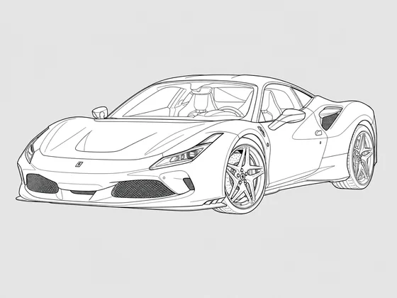 Ferrari F8 front 3/4 view