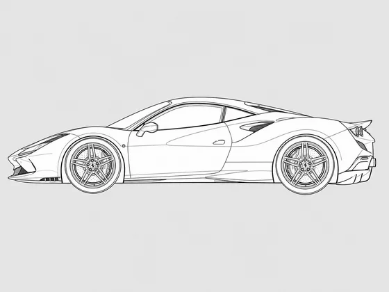 Ferrari F8 side view