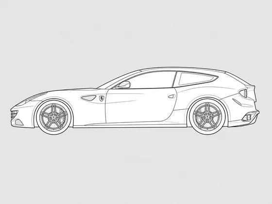 Ferrari FF side view