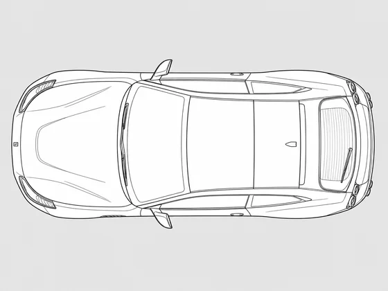 Ferrari GTC4Lusso top view