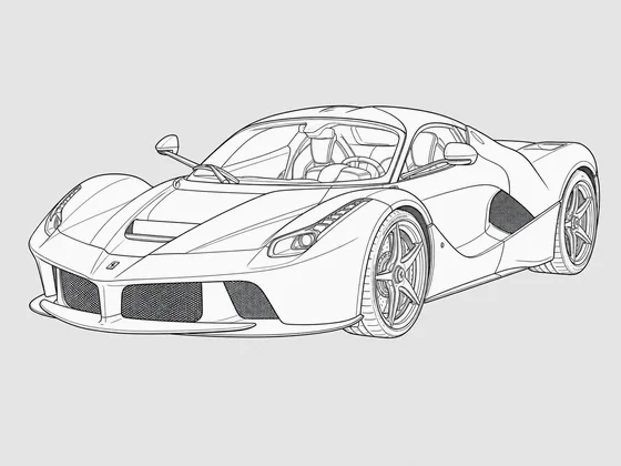 Ferrari LaFerrari front 3/4 view