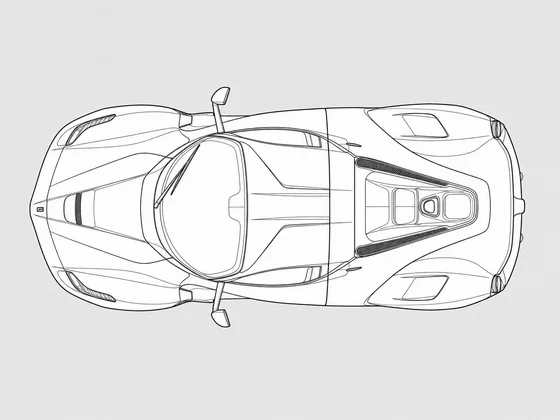 Ferrari LaFerrari top view