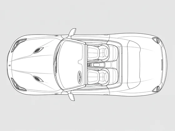 Ferrari Portofino top view