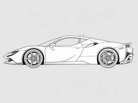 Ferrari SF90 side view