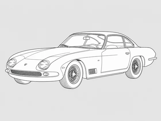 Lamborghini 350 front 3/4 view