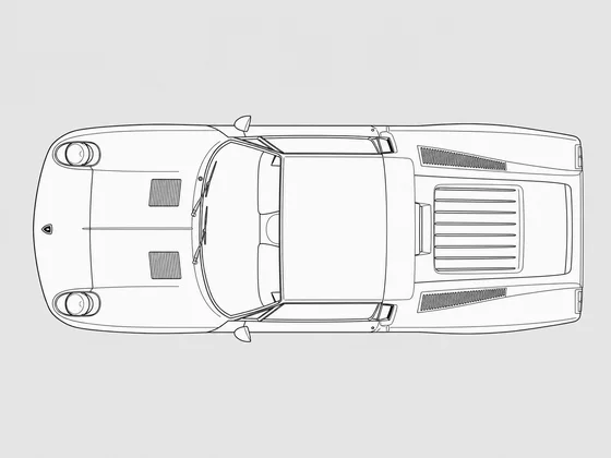 Lamborghini 350 top view