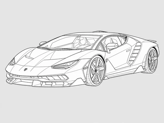 Lamborghini Centenario front 3/4 view