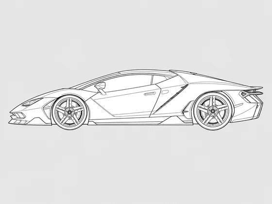 Lamborghini Centenario side view
