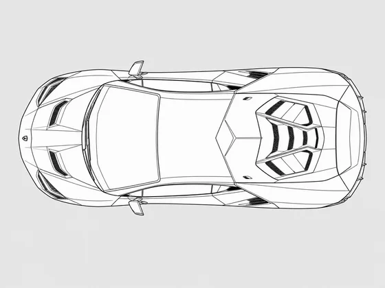 Lamborghini Centenario top view