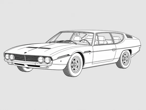 Lamborghini Espada front 3/4 view