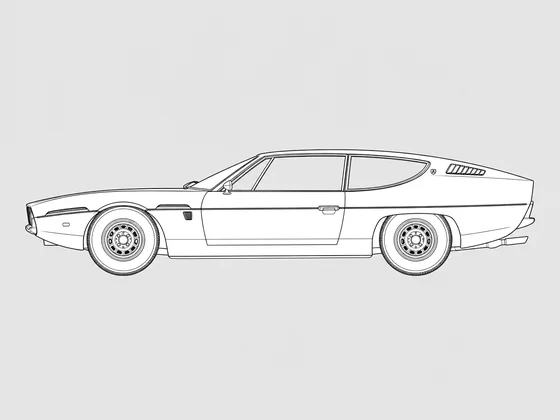 Lamborghini Espada side view