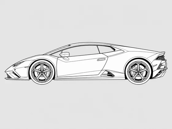 Lamborghini Huracan side view