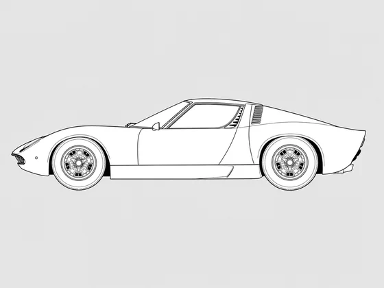 Lamborghini Miura side view