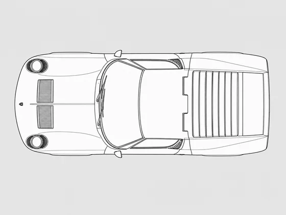 Lamborghini Miura top view