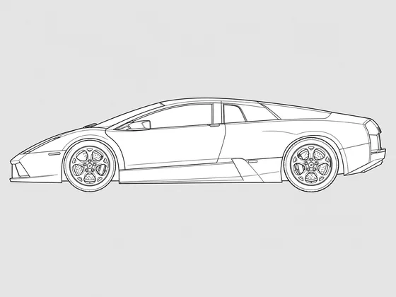 Lamborghini Murcielago side view