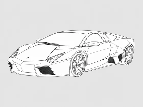 Lamborghini Reventon front 3/4 view
