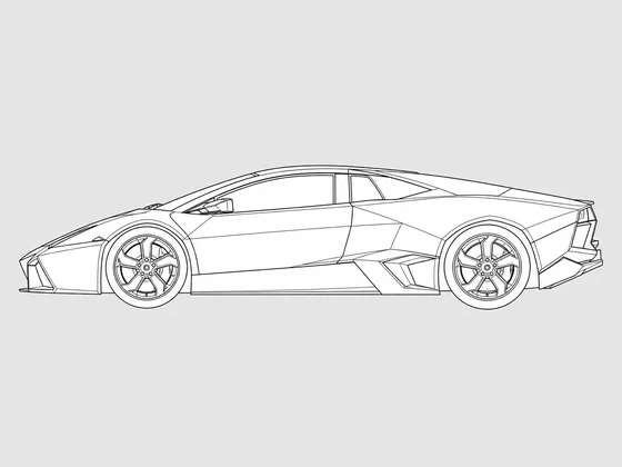 Lamborghini Reventon side view