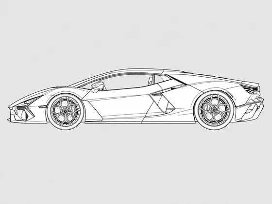 Lamborghini Revuelto side view