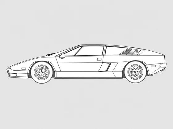 Lamborghini Silhouette side view