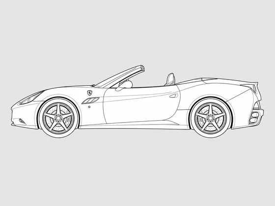 Ferrari California side view