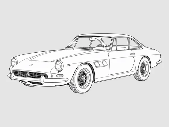 Ferrari 365 front 3/4 view