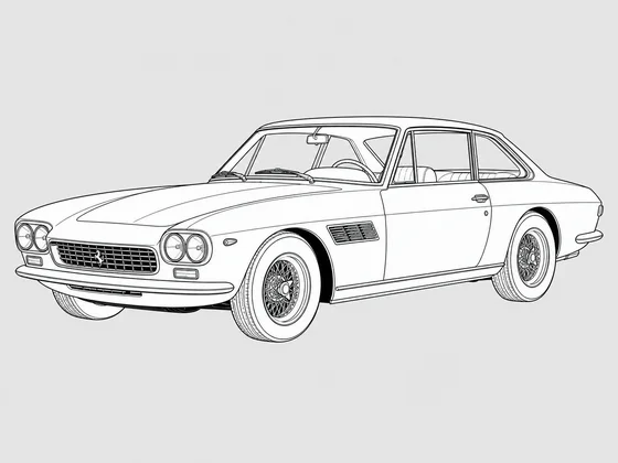 Ferrari 400 front 3/4 view