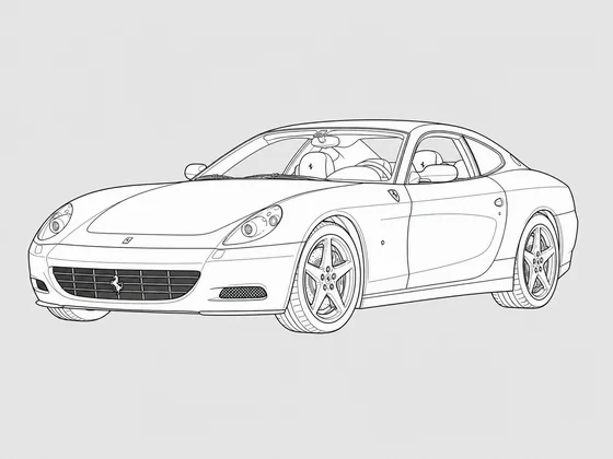 Ferrari 612 front 3/4 view