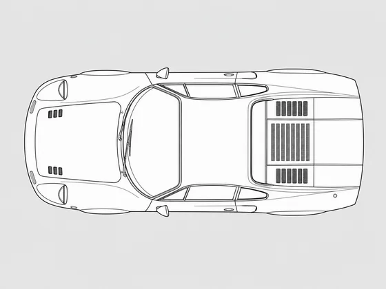 Ferrari Dino 206 GT top view