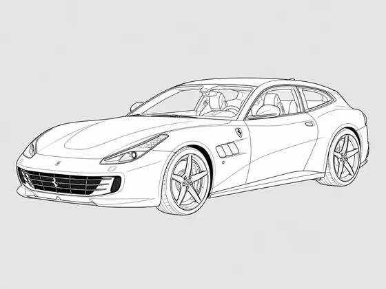 Ferrari GTC4Lusso front 3/4 view