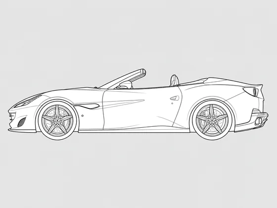 Ferrari Portofino side view
