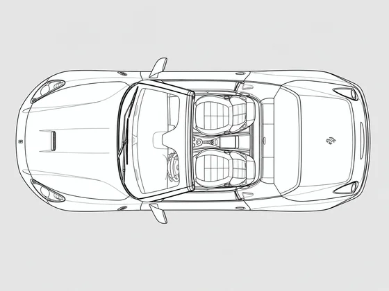 Ferrari California top view