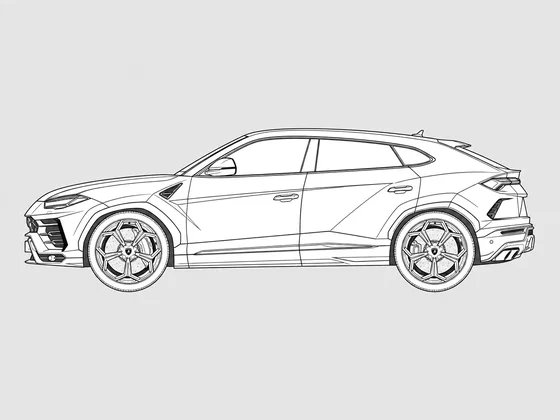 Lamborghini Urus side view