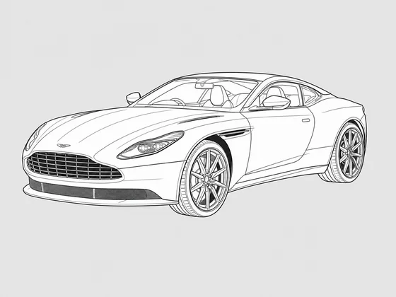 Aston Martin DB11 front 3/4 view
