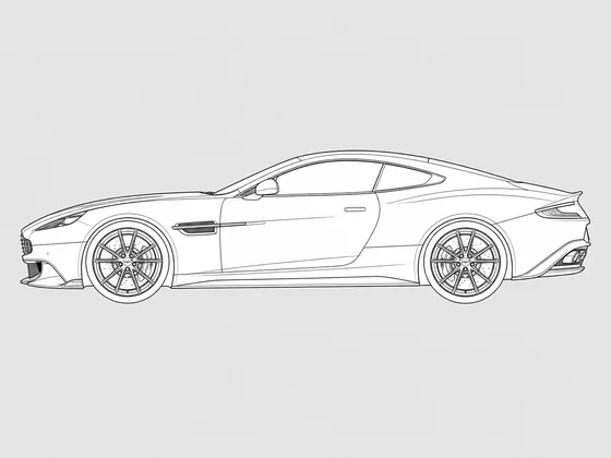 Aston Martin Vanquish side view