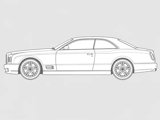 Bentley Brooklands side view