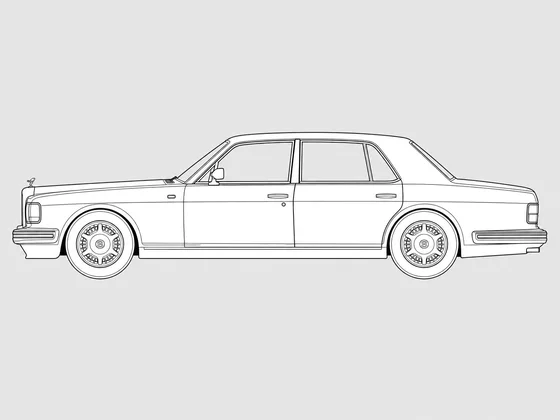 Bentley Eight side view