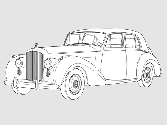 Bentley Mark VI front 3/4 view