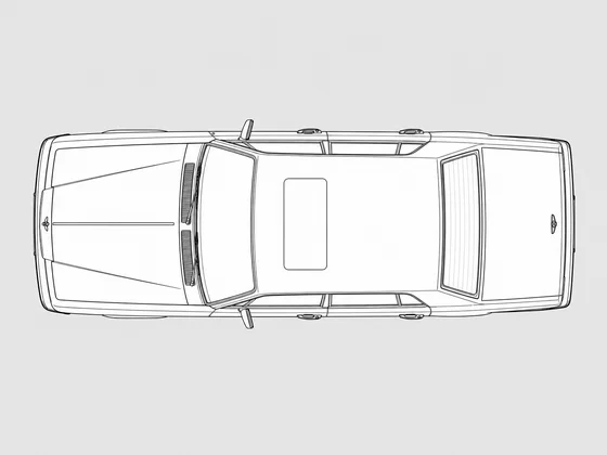 Bentley Turbo R top view