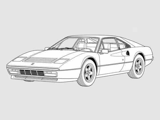 Ferrari 208 front 3/4 view