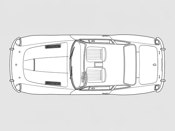 Ferrari 330 America top view