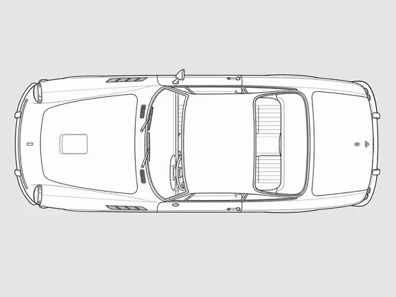 Ferrari 330 GTC top view