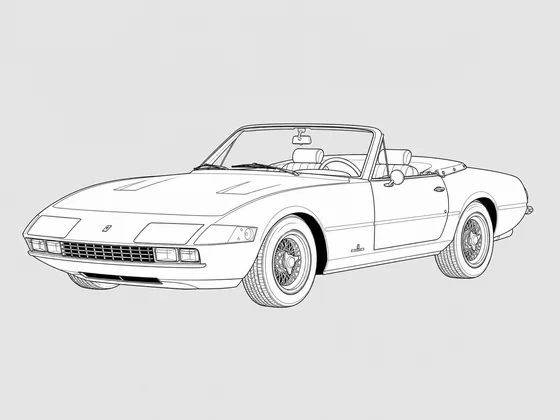 Ferrari 365 GTS/4 front 3/4 view